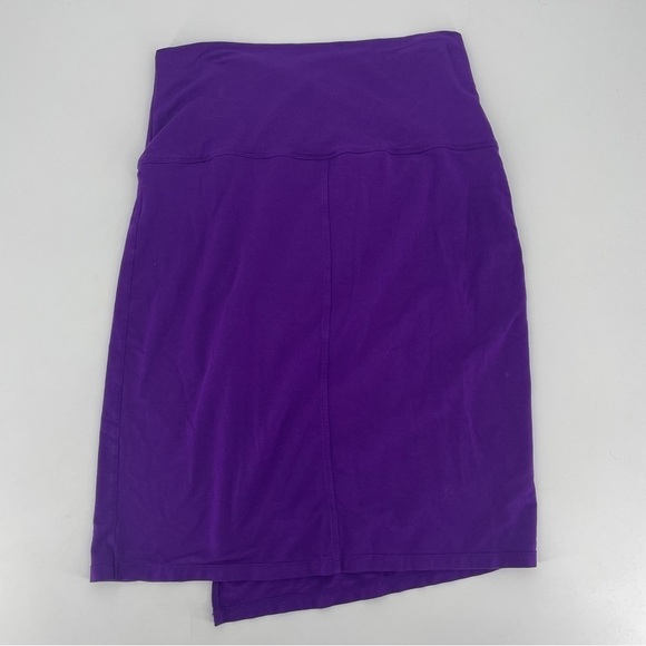 Athleta Tencel Skirt Seaside Fold Over Stretch - Picture 5 of 5